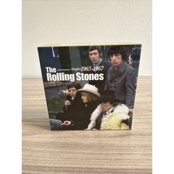 The Rolling Stones Singles 1965-1967 Box Set 11 CDs + Poster Extras Rare Mint - Picture 1 of 6